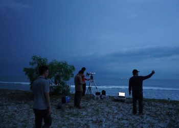 Pengamatan Hilal Awal Bulan Dzulhijjah 1441 H di Barus, Tapanuli Tengah.