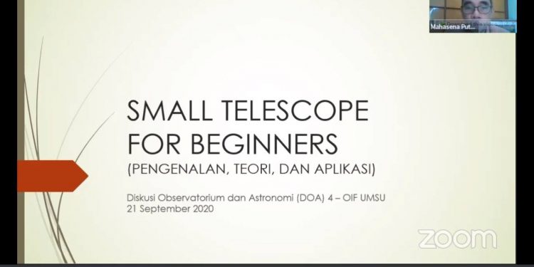 Small Telescope for Beginner – DOA 4 OIF UMSU