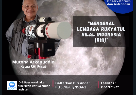 Mengenal RHI bersama Bapak Mutoha Arkanuddin dalam Diskusi Observatorium dan Astronomi (DOA-3) Tim OIF UMSU