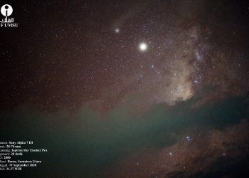 Galaksi Bima Sakti di Barus 21 September 2020