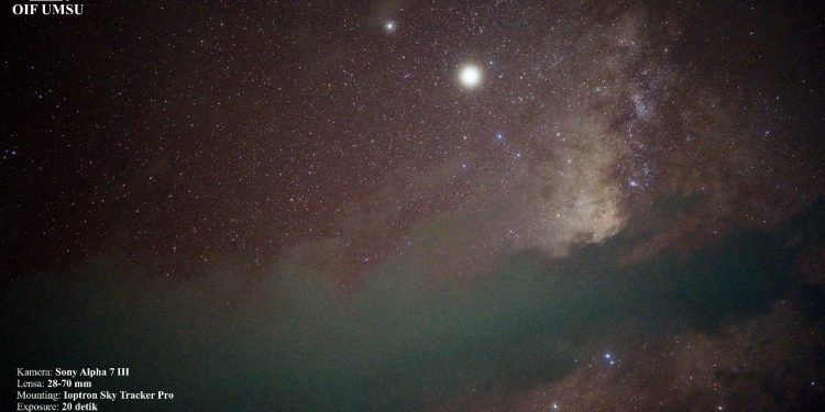 Galaksi Bima Sakti di Barus 21 September 2020