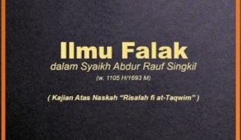 Buku: Ilmu Falak Dalam Syaikh Abdur Rauf Singkil