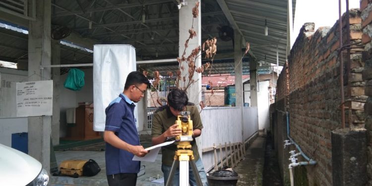 Pengukuran Arah Kiblat Masjid Taqwa Muhammadiyah Ranting Marelan