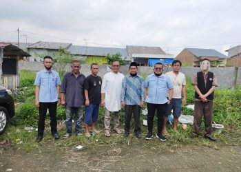 Pengukuran Arah Kiblat Masjid Perumahan Grand Algeria