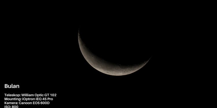 Observasi Fase Bulan Hari Ke-26