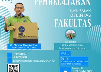 Pembelajaran Ilmu Falak di Lintas Fakultas (DOA-10)