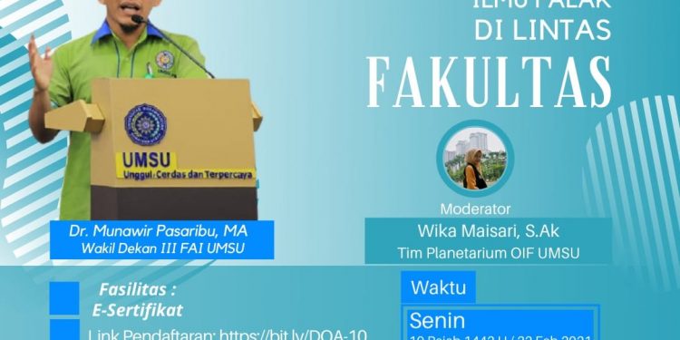 Pembelajaran Ilmu Falak di Lintas Fakultas (DOA-10)