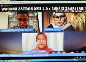 Tim OIF UMSU Menjadi Pemateri Dalam Webinar Kecerahan Langit di Malaysia dan Indonesia