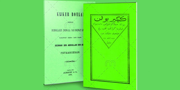“Kijker Boelan Boewat Memoelakan Poewasa dan Boewat Lebaran”  Karya Al-Habib Sayyid Usman (w. 1331 H/1913 M)