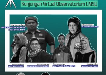 Kunjungan Virtual Mahasiswa dan Dosen Falak UIN Alauddin Makassar ke OIF UMSU.
