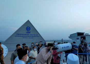 Pengamatan Hilal Awal Ramadhan 1442 H di OIF UMSU dan Barus Tapanuli Tengah Bersama Walikota Medan