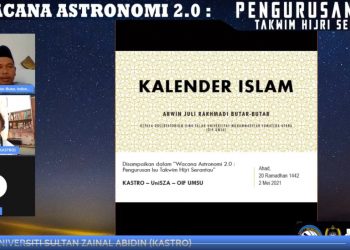 Kepala OIF UMSU Menjadi Pemateri Webinar Wacana Astronomi 2.0 Bersama Kastro UniSZA