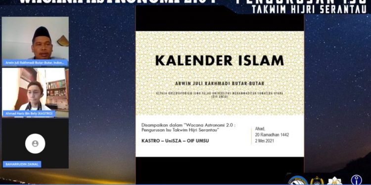 Kepala OIF UMSU Menjadi Pemateri Webinar Wacana Astronomi 2.0 Bersama Kastro UniSZA