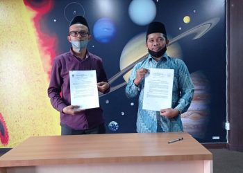 MoU OIF UMSU Bersama Ponpes Darrur Rahmah Sepadan, Aceh.