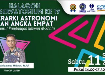 Observatorium Ilmu Falak UMSU Gelar Webinar Halaqoh Observatorium ke-19 Via Zoom