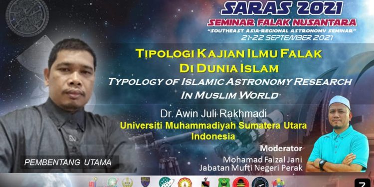 Kepala OIF UMSU Mewakili Indonesia sebagai Narasumber pada webinar “Southeast Asia-Regional Astronomy Seminar” (SARAS) 2021
