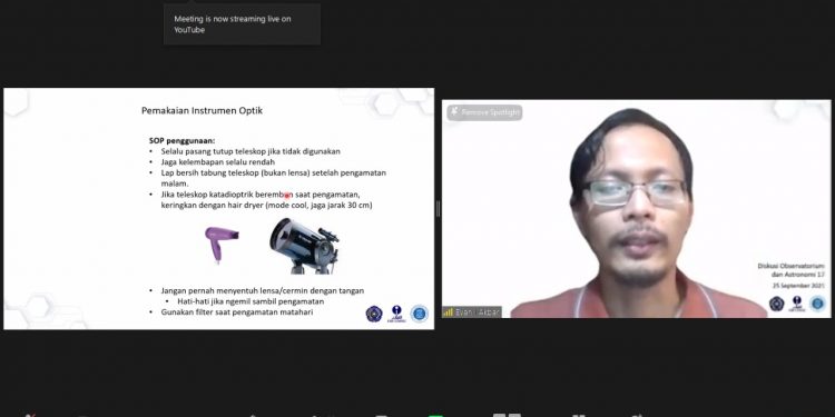 Maintenance Instrumen Observatorium Bersama Evan Irawan Akbar di DOA 17