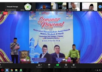 Kepala OIF UMSU Menjadi Pembicara Seminar Nasional Tentang Waktu Subuh di Universitas Muhammadiyah Sumatera Barat