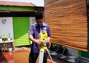 Pengakurasian Arah Kiblat di Masjid Taqwa Ikhlas dan Ponpes Al Umm Smart Center Tembung