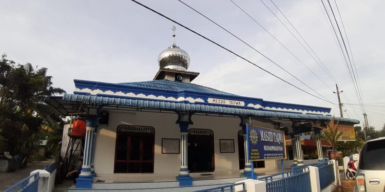 OIF UMSU, Laksanakan Akurasi Arah Kiblat di 7 Lokasi Masjid di Kabupaten Batu Bara