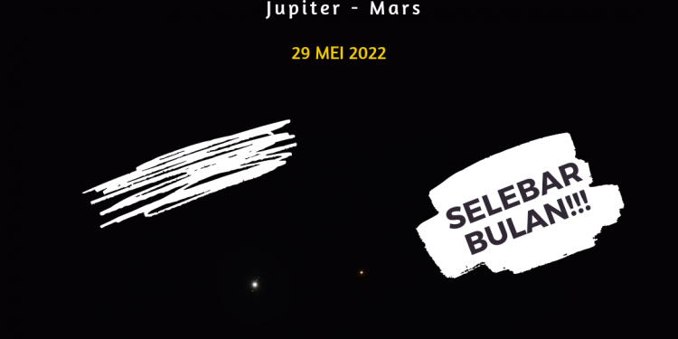 Observasi Super Konjungsi Jupiter – Mars