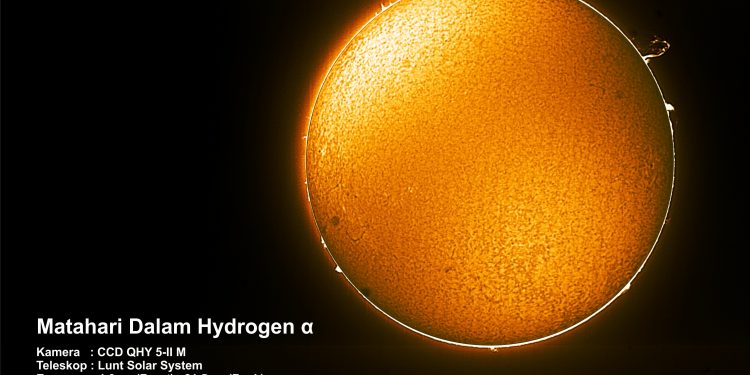Matahari dalam Hydrogen Alpha