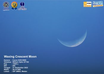 Waxing Crescent Moon September 2022