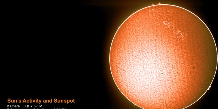 Sun in Hydrogen Alpha September 28th, 2022