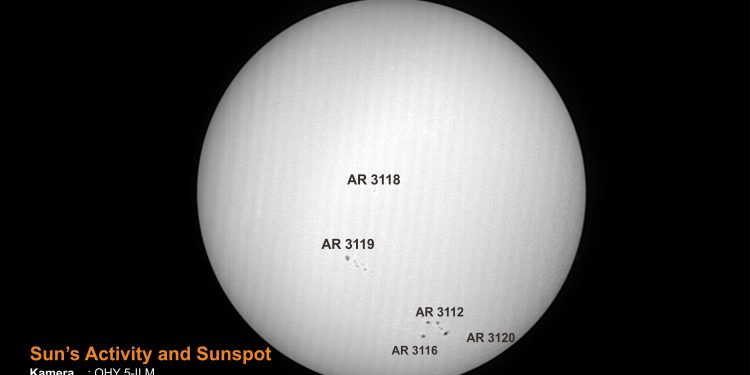 Sun Spot Activity 11 Oktober 2022