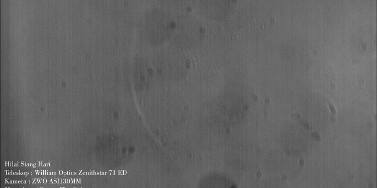 Hilal Siang Hari 1 Jumadilawal 1444H