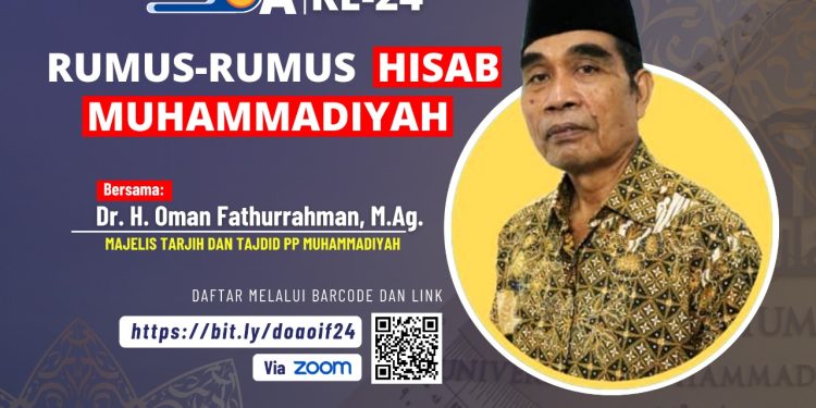 Dr. Oman Jelaskan Rumus-Rumus Hisab Muhammadiyah