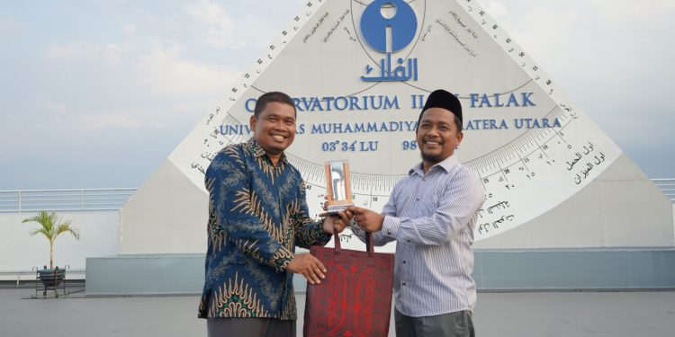 Observatorium Tgk. Chiek Kuta Karang Lhoknga-Aceh dan Kanwil Kemenag provinsi Aceh Kunjungi OIF UMSU