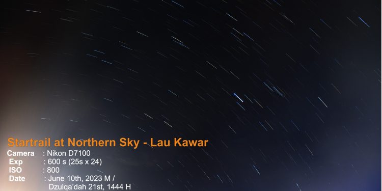 Pengamatan Benda Langit Malam di Lau Kawar, Sumatera Utara
