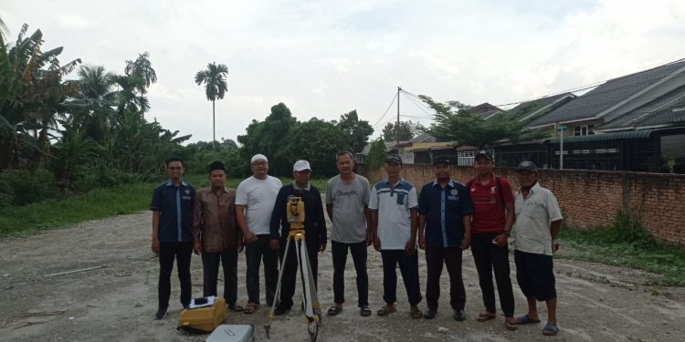 Melalui surat permohonan, OIF UMSU Akurasikan Arah Kiblat di Masjid Taqwa PCM Tanjung Selamat Perjuangan Sunggal