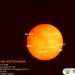Sun in Visual Wavelength July 12th, 2023