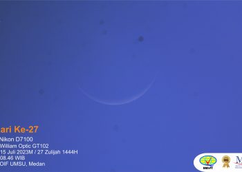 Sun in Visual Wavelength July 15th, 2023