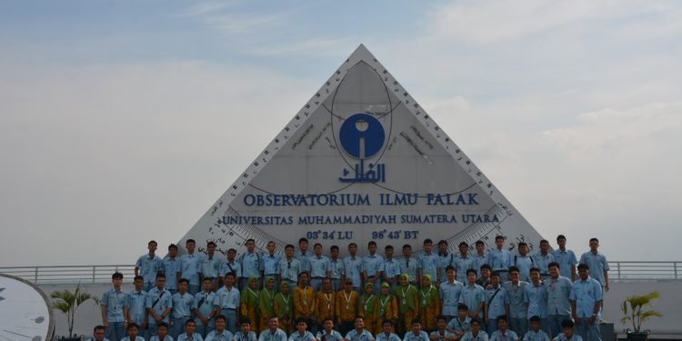 SMA Negeri 3 Pekanbaru Berkunjung ke Observatorium Milik UMSU