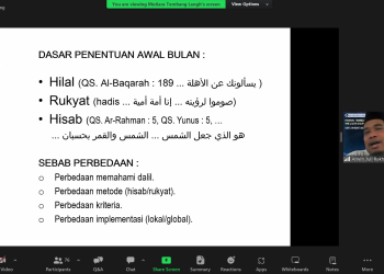 Menjelang Ramadhan, Kepala OIF UMSU Sampaikan Potensi Perbedaan Awal Ramadhan di IIAC Seminar Series 12