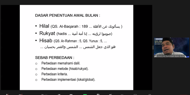 Menjelang Ramadhan, Kepala OIF UMSU Sampaikan Potensi Perbedaan Awal Ramadhan di IIAC Seminar Series 12