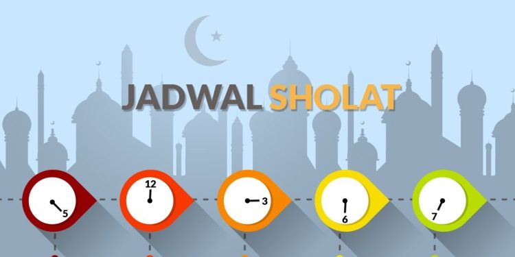 Jadwal Waktu Shalat Kota Medan Tahun 2024 M