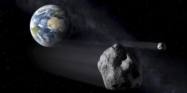 Gravitasi Bumi Menggeser Orbit asteroid Besar saat flyby
