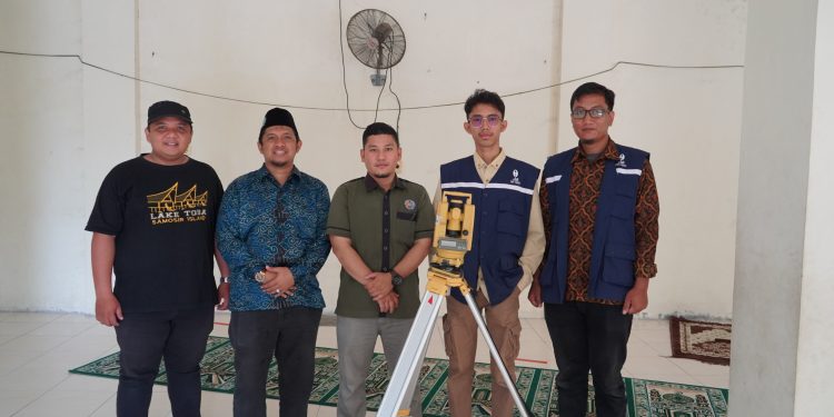 Pengukuran Arah Kiblat Masjid Taqwa Jami’ Al Muhajirin