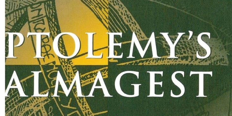 Terjemah Arab Teks Astronomi Almagest karya Ptolemeus