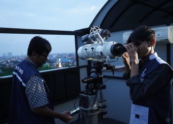 OIF UMSU Lakukan Pengamatan Hilal Awal Zulhijjah 1446 H