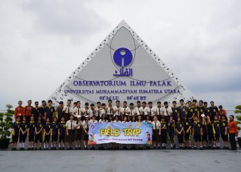 Kunjungan sekolah SMP swasta Maitreyawira Deli Serdang
