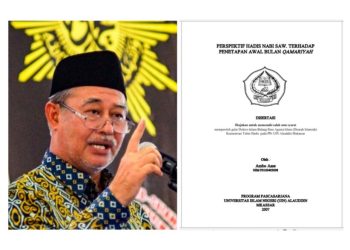 Literatur KHGT (2) : Review Disertasi “Perspektif Hadis Nabi Saw Terhadap Penetapan Awal Bulan Qamariyah” Karya Ambo Asse