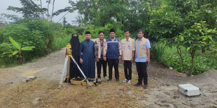 Pengukuran Arah Kiblat Musholla Norah Hamed Almatrafi