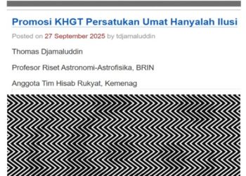 KHGT dan Klaim “Ilusi” (Tanggapan atas Artikel Profesor BRIN dan THR Kemenag RI)