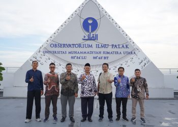 OIF UMSU Sambut Kedatangan Rombongan Tokoh Falak UIN Walisongo Semarang