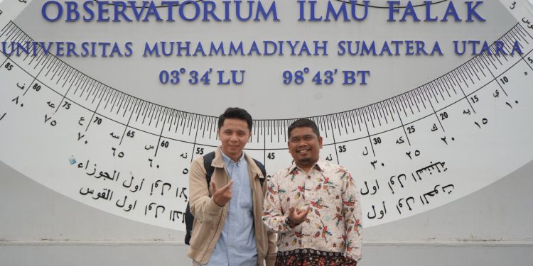 Peneliti PPIM UIN Jakarta Kunjungi Observatorium Ilmu Falak UMSU